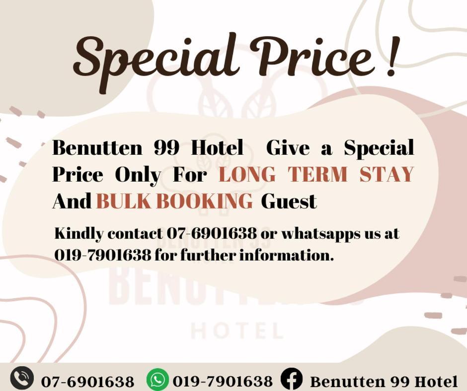 Benutten 99 Hotel Kampong Parit Tengah 외부 사진
